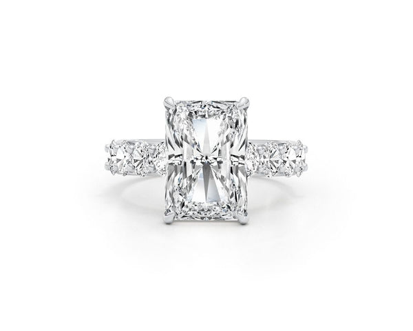 Shay Pave Diamond Engagement Ring, White Gold 18K
