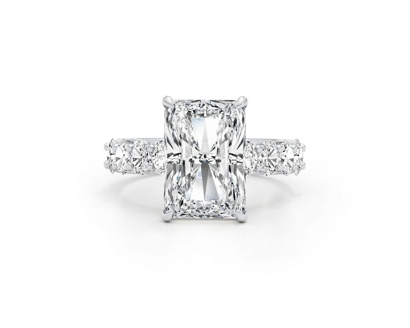 Shay Pave Diamond Engagement Ring, White Gold 18K