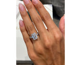 Shay Pave Diamond Engagement Ring, White Gold 18K