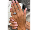 Shay Pave Diamond Engagement Ring, White Gold 18K