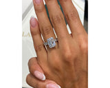 Shay Pave Diamond Engagement Ring, White Gold 18K