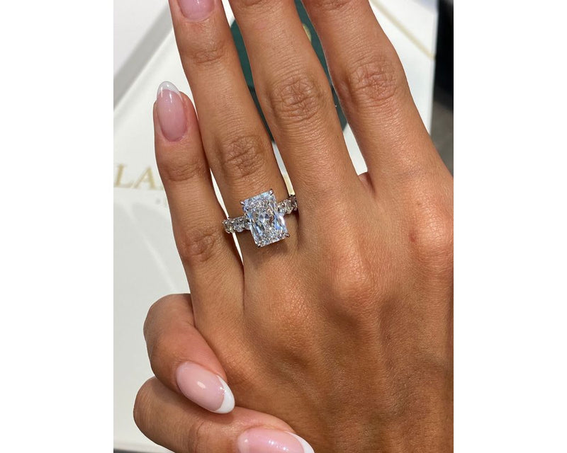 Shay Pave Diamond Engagement Ring, White Gold 18K