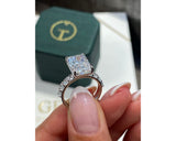 Shay Pave Diamond Engagement Ring, White Gold 18K