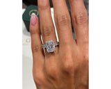Shay Pave Diamond Engagement Ring, White Gold 18K