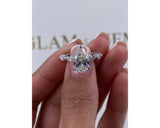 erin - Pear Cut 3.50 Carat Diamond Engagement Ring