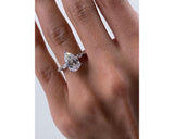 erin - Pear Cut 3.50 Carat Diamond Engagement Ring