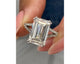 RN1047-2 ring - Emerald Cut 5.36 Carat Diamond Engagement Ring