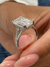 Charlotte Engagement Ring 5.36 Carat White Gold