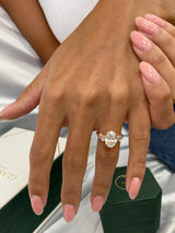 Ottilie Engagement Ring 2.70 Carat Rose Gold