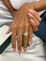 Ottilie Engagement Ring 2.70 Carat Rose Gold