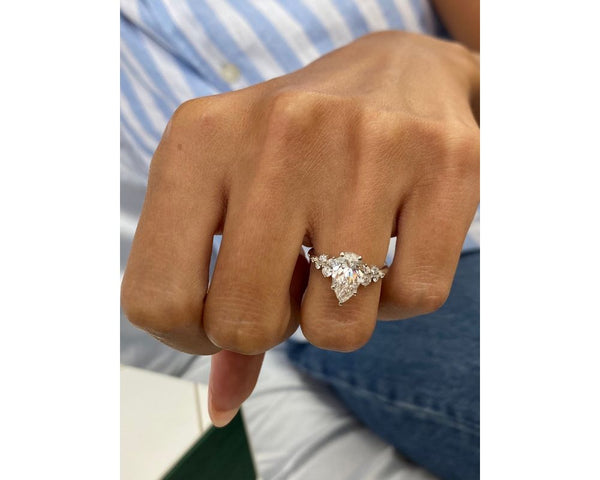 Margot - Pear Cut 1.70 Carat Diamond Engagement Ring