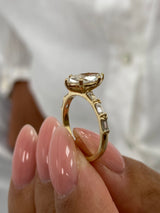 Sylvie Engagement Ring 1.67 Carat Yellow Gold