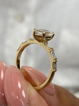 Sylvie Engagement Ring 1.67 Carat Yellow Gold
