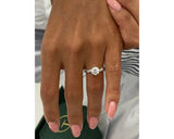 Emmeline - Round Cut 1.32 Carat Diamond Engagement Ring