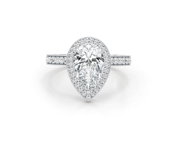 Colette - Pear Cut 2.15 Carat Diamond Engagement Ring