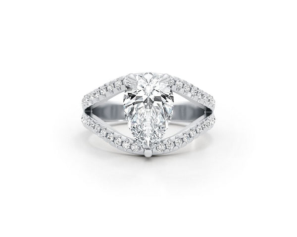 Remi - Pear Cut 1.90 Carat Diamond Engagement Ring