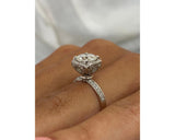 Fleur - Round Cut 1.94 Carat Diamond Engagement Ring