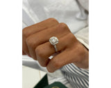 Fleur - Round Cut 1.94 Carat Diamond Engagement Ring