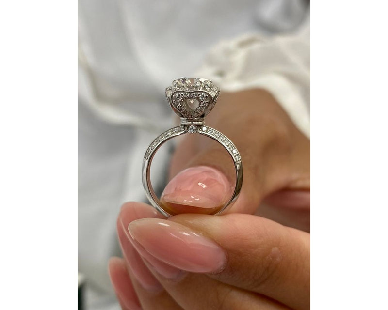 Fleur - Round Cut 1.94 Carat Diamond Engagement Ring