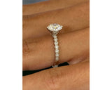 Liana - Round Cut 1.65 Carat Diamond Engagement Ring