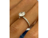 Liana - Round Cut 1.65 Carat Diamond Engagement Ring