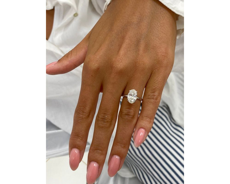 Sabine - Oval Cut 2 Carat Diamond Engagement Ring