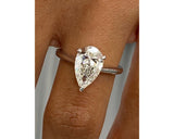 Mavis - Pear Cut 1.75 Carat Diamond Engagement Ring