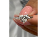 Alouette - Heart Cut 1.50 Carat Diamond Engagement Ring