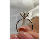 Romilly - Round Cut 3 Carat Diamond Engagement Ring