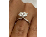 Romilly - Round Cut 3 Carat Diamond Engagement Ring