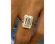 Yuli - Emerald Cut 5 Carat Diamond Engagement Ring