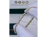 Tennis Bracelet - Pear Cut Diamonds 7.73 Carat TCW