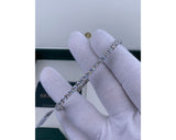 Tennis Bracelet - Round Cut Diamonds 6.91 Carat TCW