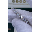 Tennis Bracelet - Oval Cut Diamonds 9.40 Carat TCW