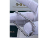 Tennis Bracelet - Oval Cut Diamonds 9.40 Carat TCW