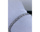 Tennis Bracelet - 6.10 Carat Diamond Tennis Bracelet, Marquise