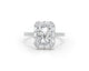 Elettra - Radiant Cut 4.37 Carat Diamond Engagement Ring