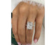 Elettra - Radiant Cut 4.37 Carat Diamond Engagement Ring