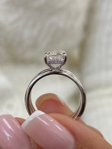 Cinzia Engagement Ring 2.10 Carat White Gold