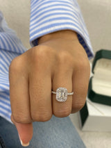 Allegra Engagement Ring 1.78 Carat White Gold