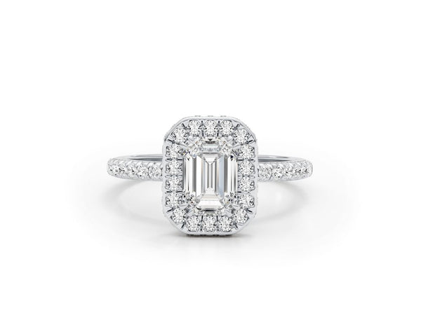 Allegra - Emerald Cut 1.78 Carat Diamond Engagement Ring