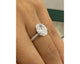 Anselma - Oval Cut 3.22 Carat Diamond Engagement Ring