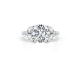 Manon - Round Cut 3.02 Carat Diamond Engagement Ring