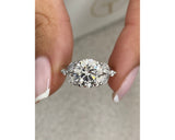 Manon - Round Cut 3.02 Carat Diamond Engagement Ring