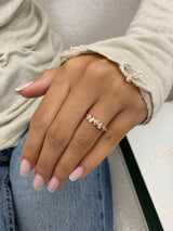 Diamond Stackable Ring 0.30 Carat Rose Gold 14K