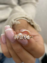 Diamond Stackable Ring 0.30 Carat Rose Gold 14K