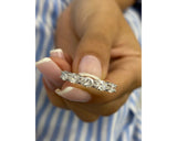 Diamond 5 Stone Ring 1.20 Carat White Gold 14K