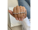 DN957 - Pear And Round Cut 4.32 Carat Diamond Tennis Bracelet