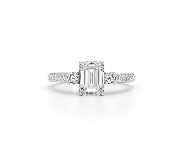 Star - Emerald Cut 1.23 Carat Diamond Engagement Ring