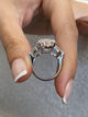Nika Diamond Engagement Ring, 11 ct TCW, White Gold 18K